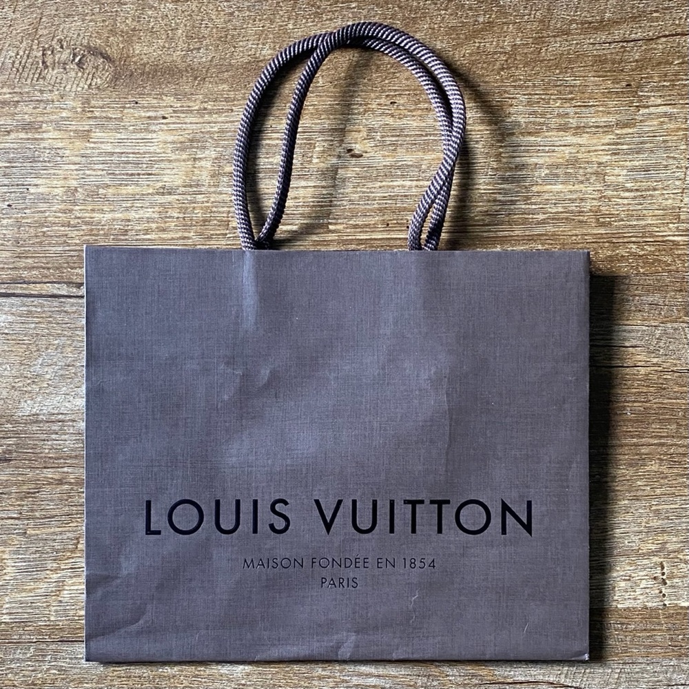 Louis Vuitton small shopping gift bag